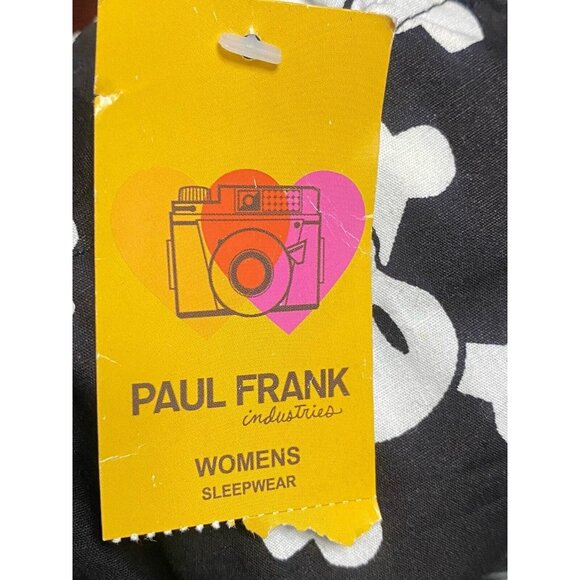 Y2K Paul Frank Pajama Pants - Skurvy Skull & Crossbones Monkey - Women's L - NWO - Picture 4 of 6
